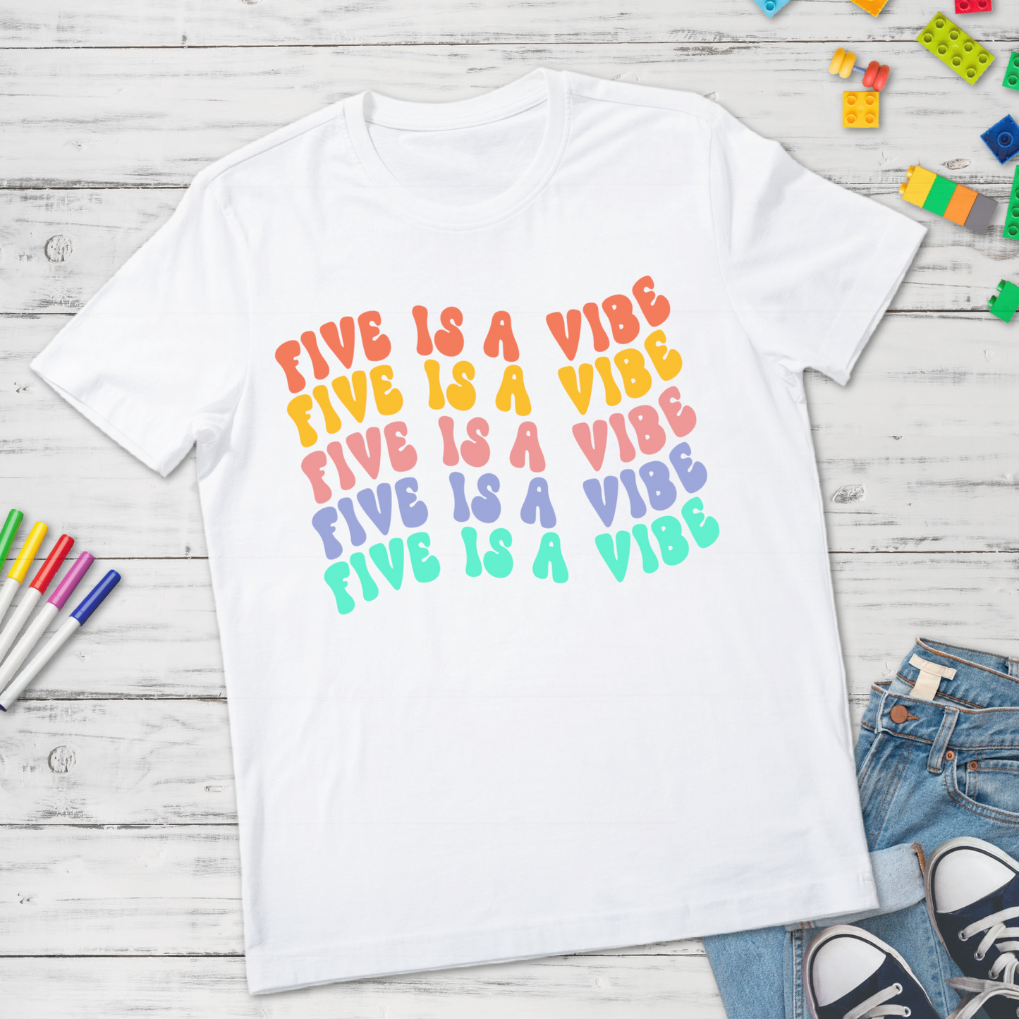 5 is a Vibe Youth Tee