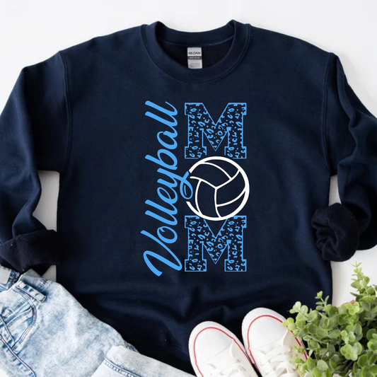 Volleyball Mom Crewneck Sweatshirt or Tee
