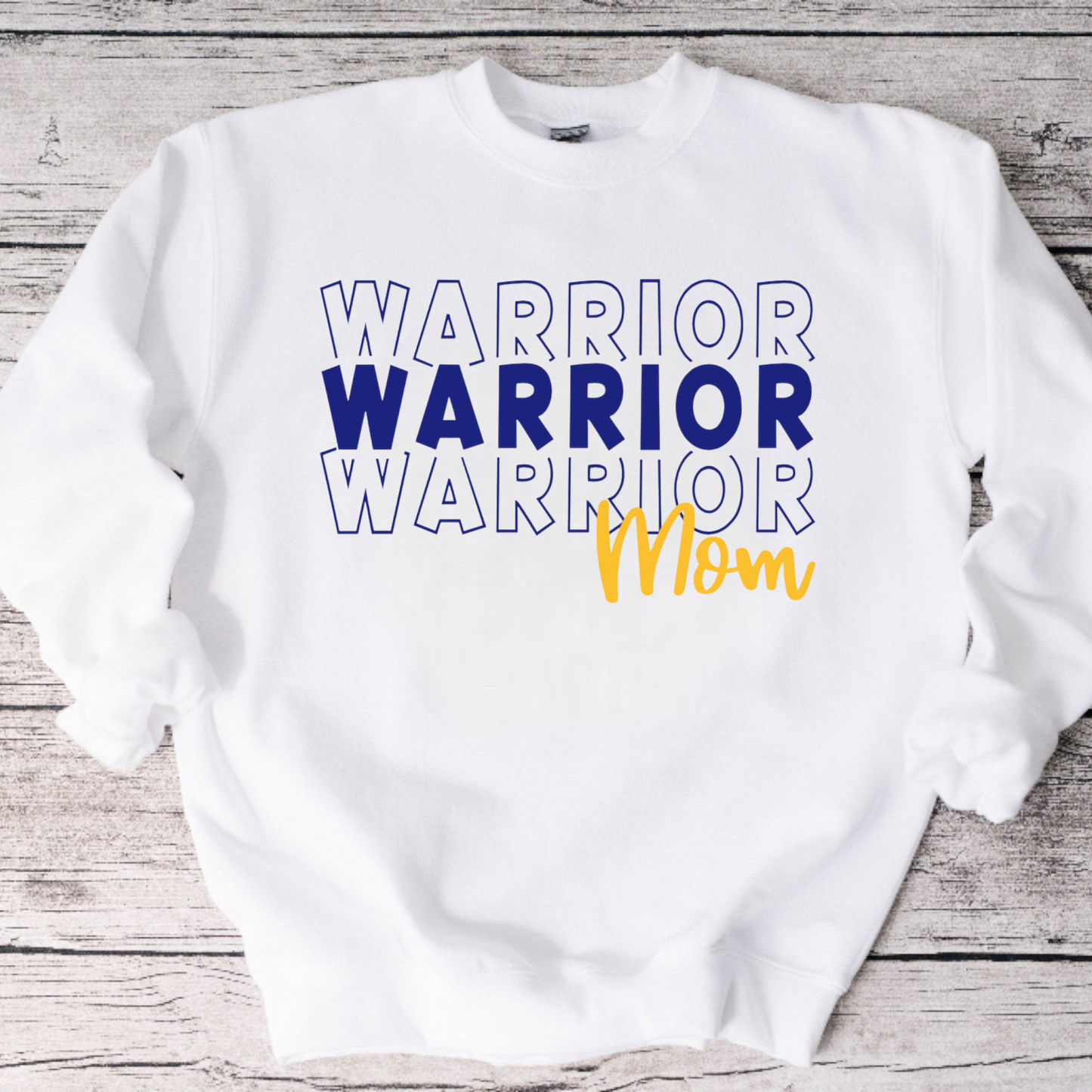 Warriors Mom Crewneck Sweatshirt or Tee