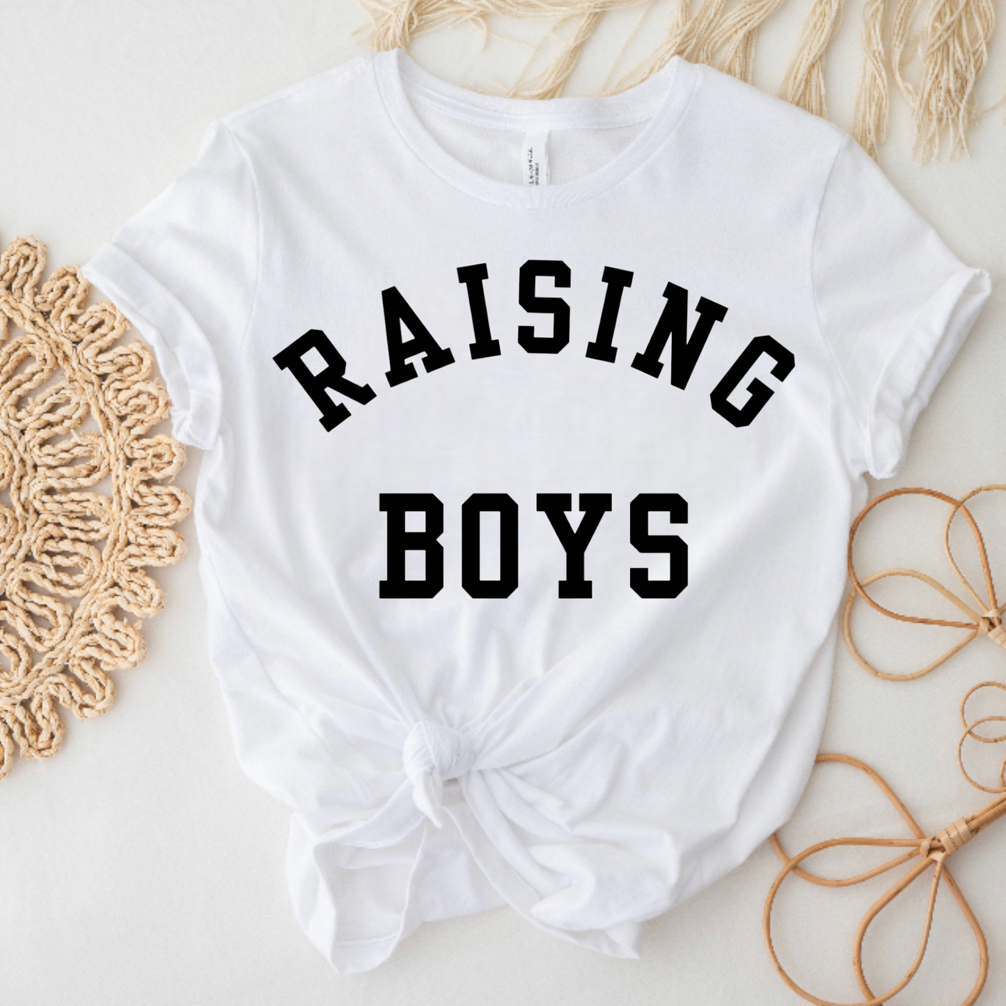 Raising Boys Crewneck Sweatshirt or Tee