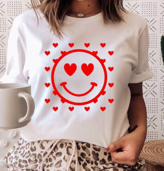 Smiley Valentine Tee