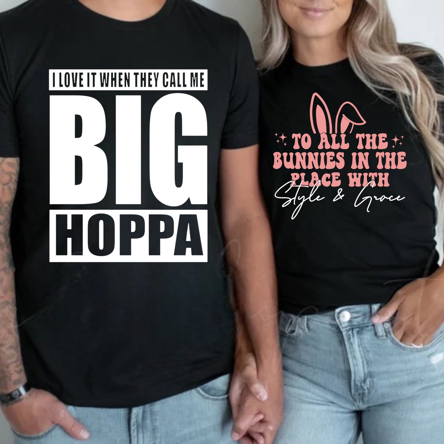 Couple’s Easter Hip Hop Tees