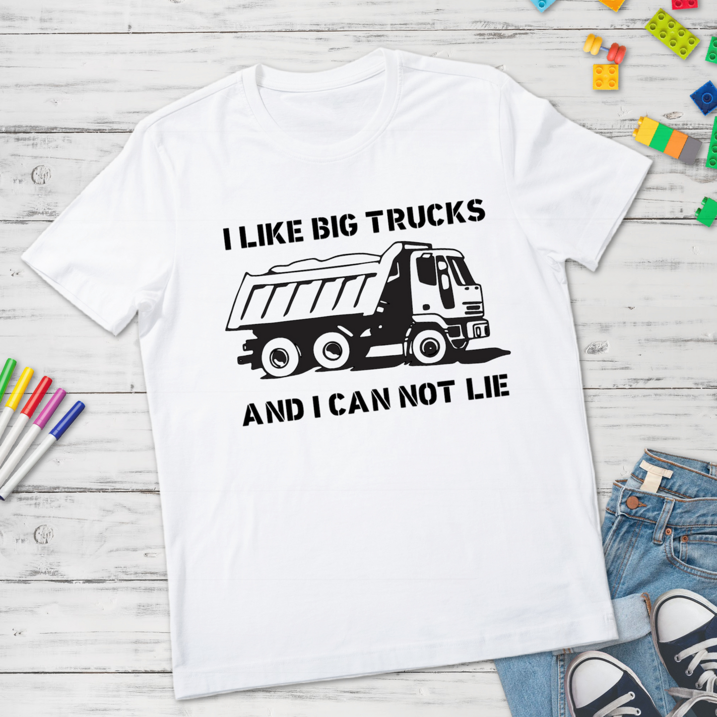 I Like Big Trucks Youth Tee