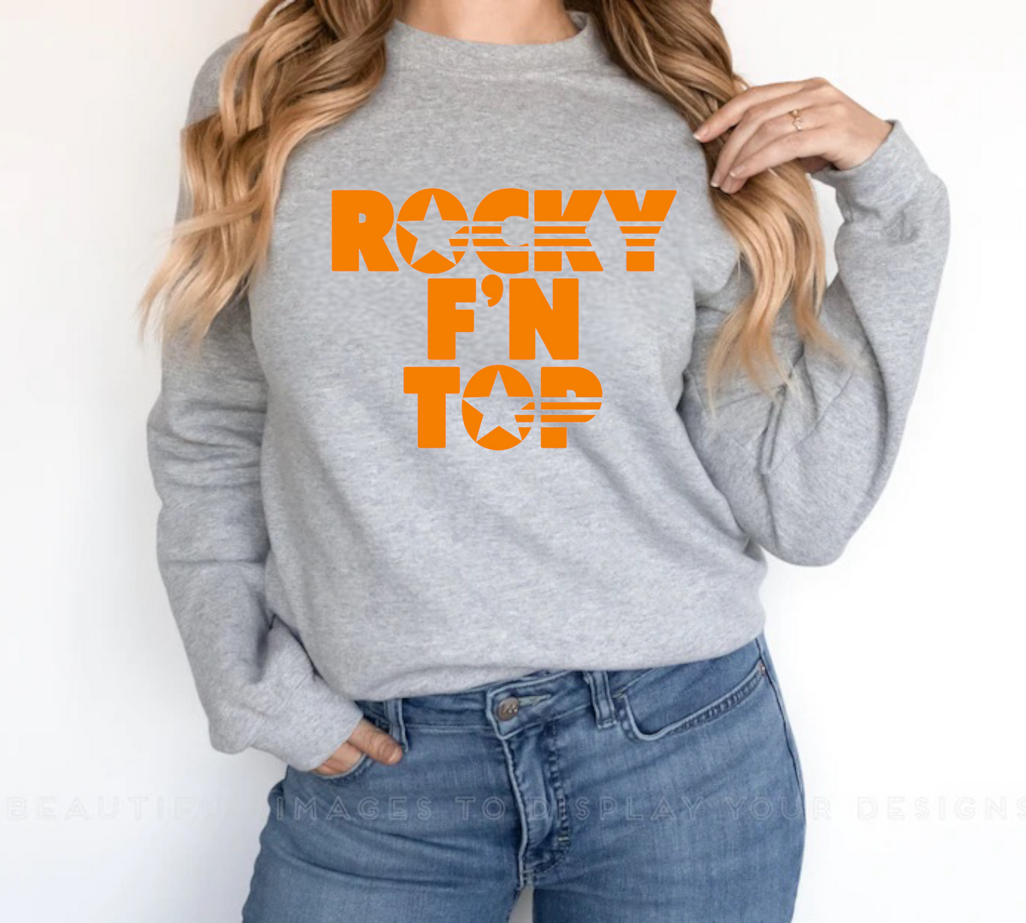 Rocky F’N Top Crewneck Sweatshirt or Tee