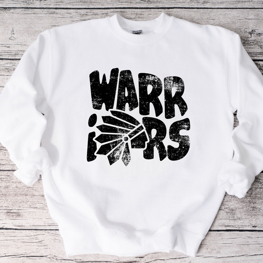 Retro Warriors  Crewneck Sweatshirt or Tee