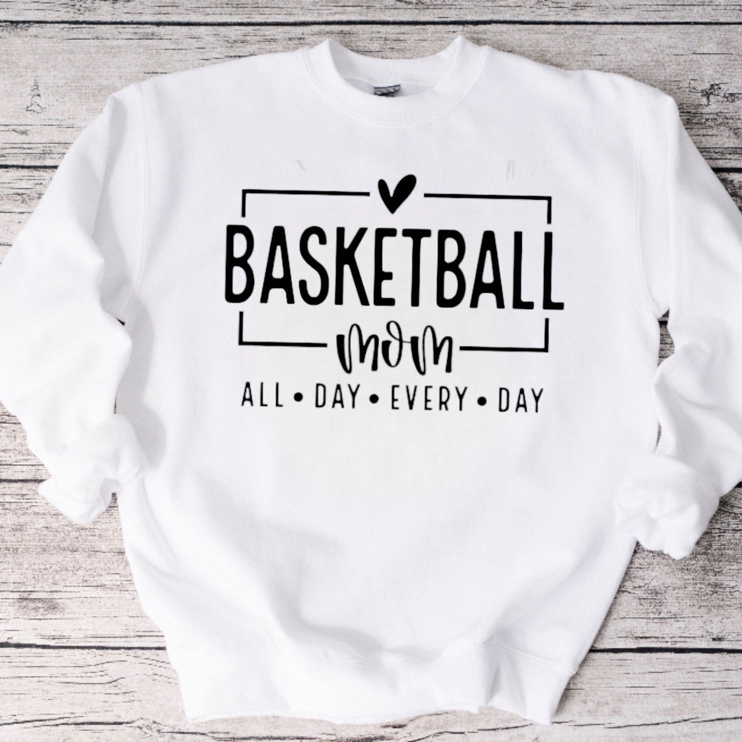 Basketball Mom Crewneck Sweatshirt or Tee