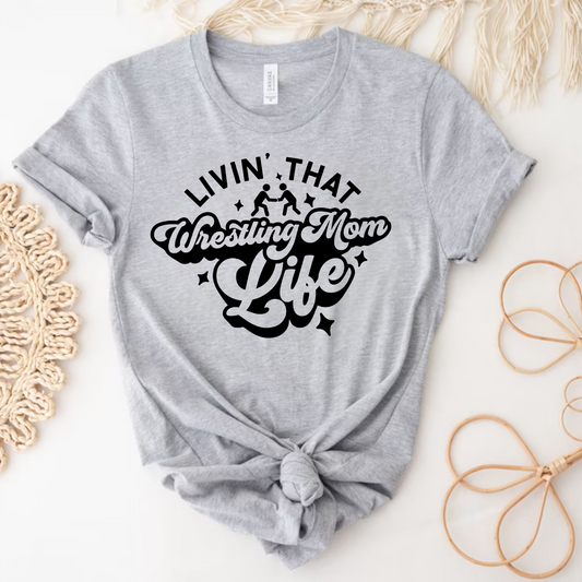 Wrestling Mom Life Tee