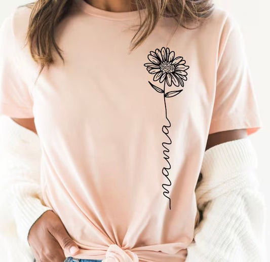 Mama Flower Tee